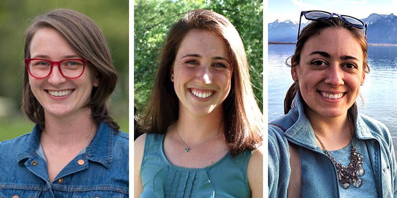 Alison Adams, Sydney Diamond, Hannah Lachance