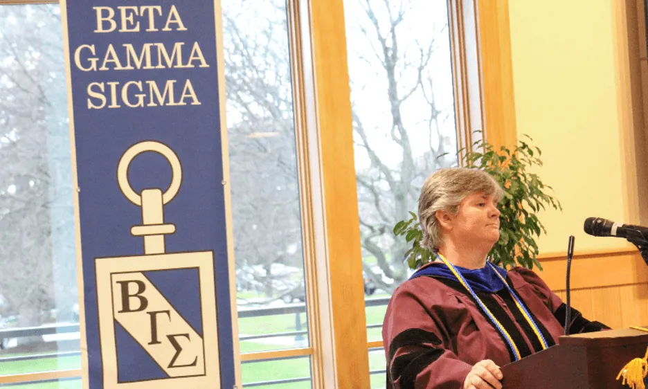 Grossman School of Business, University of Vermont, UVM, Beta Gamma Sigma, Barbera Arel
