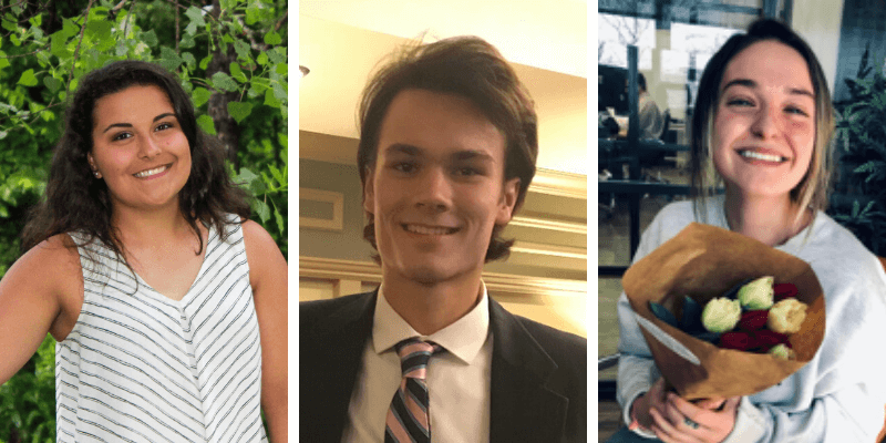 UVM, Grossman School of Business, Shelby Loura, Spencer Schell, Alaina Kamppila