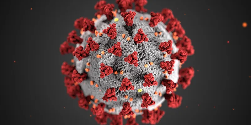 Image of the SARS-CoV-2 virus