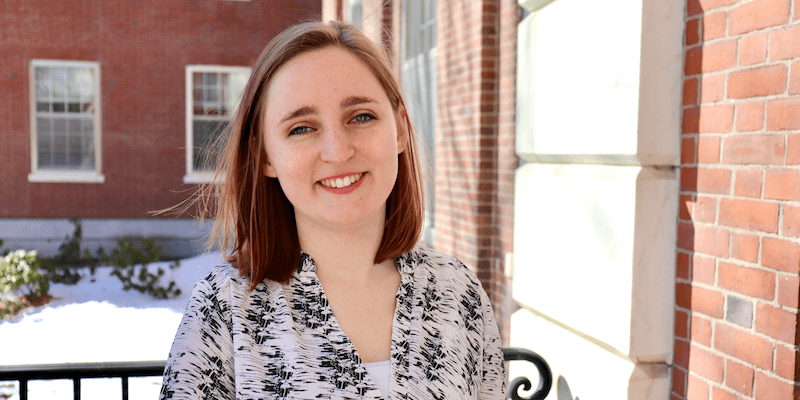 Caitlin Mello, a senior in the Social Work program at UVM