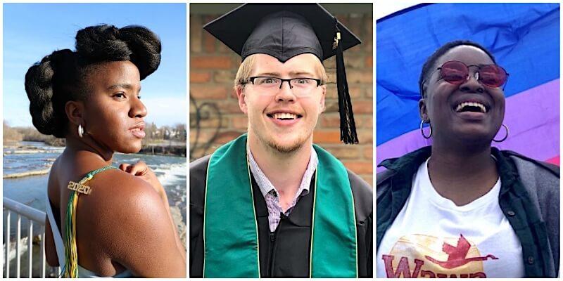 Daneil Whyte, Josh Speidel, and Nyria "RiRi" Stuart-Thompson