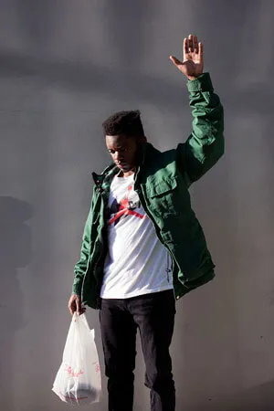 John Edmonds' "Jordan Raising His Hand (Encounter), 2015