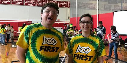 participants and volunteers at FIRST Tech Championship