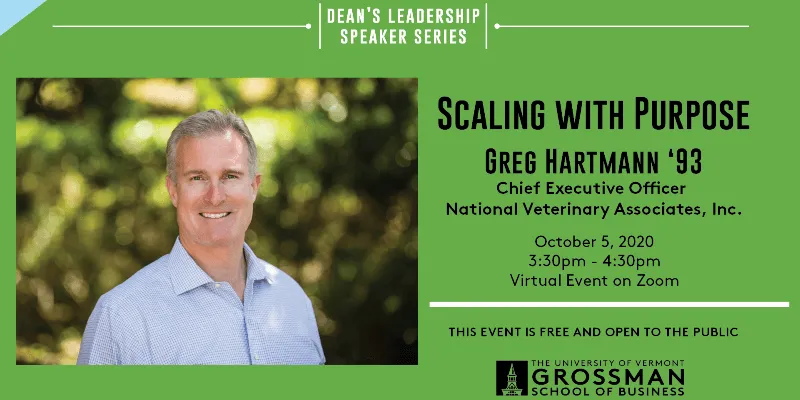 Grossman School of Business, greg hartmann