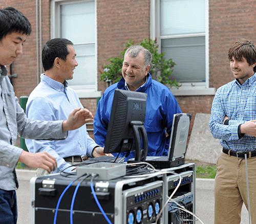 Faculty and graduate student researchers
