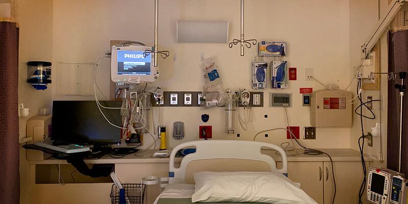 Equipment on in an Intensive Care unit