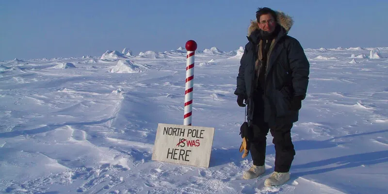 Andrew Revkin at North Pole