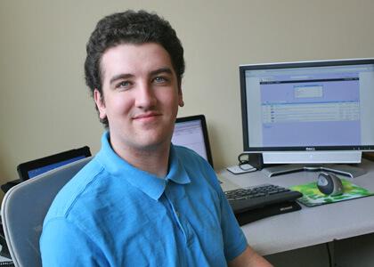 Seth O'Brien, the Rubenstein School's IT Specialist