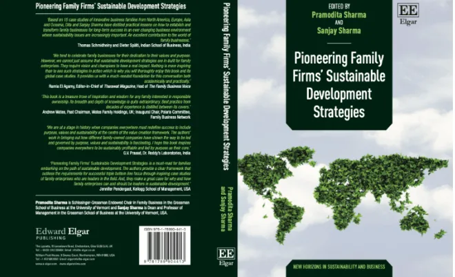 New Book Provides Examples and Template for Sustainable Development Strategies in Family Businesses, Grossman school of business, uvm