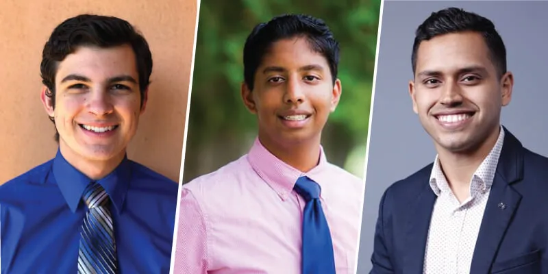 three male headshots