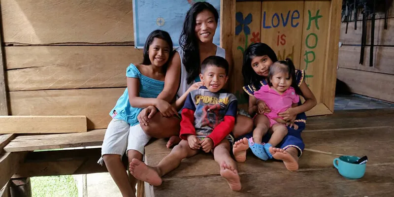 Sydney Groth volunteering in Panama