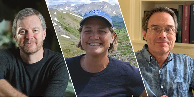 Gund Fellows Taylor Rickets, Aimee Classen, and Nicholas Gotelli