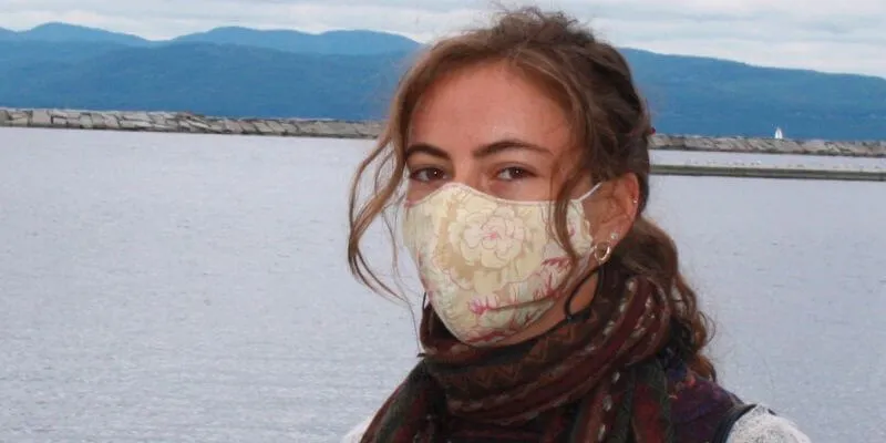 A Masked Valentina by Lake Champlain