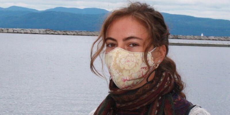 A Masked Valentina by Lake Champlain