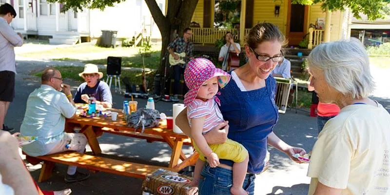 neighborhood block party