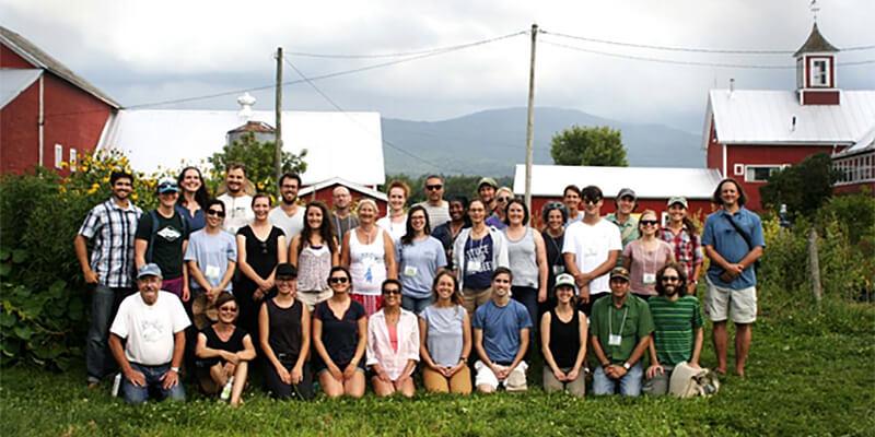 PSS 295/18th Agroecology Shortcourse Participants at the Farm Between, Jeffersonville VT
