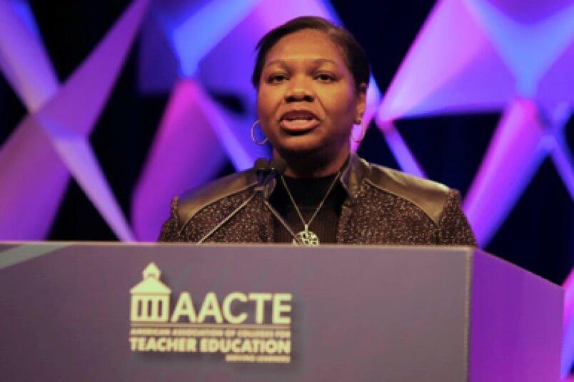 Dr. Fayneese Miller speaks at AACTE in 2012