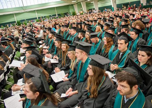 December graduation photo