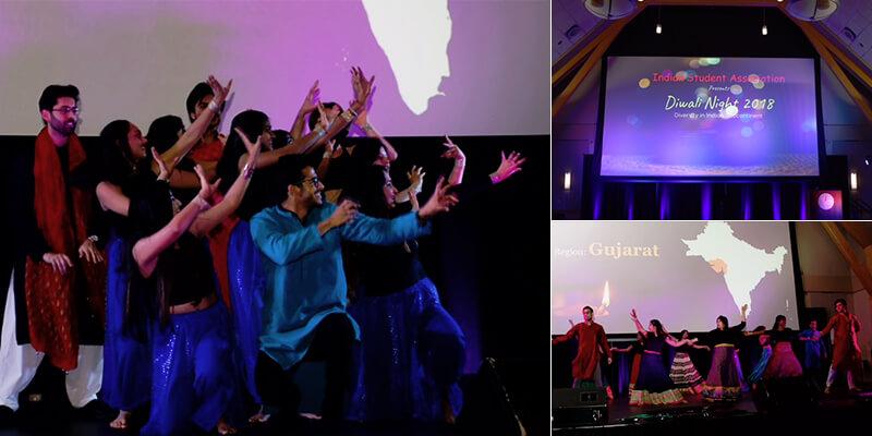 Diwali dancers performing