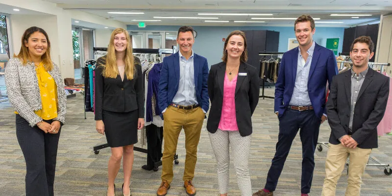 grossman school of business, gsac, dress for success