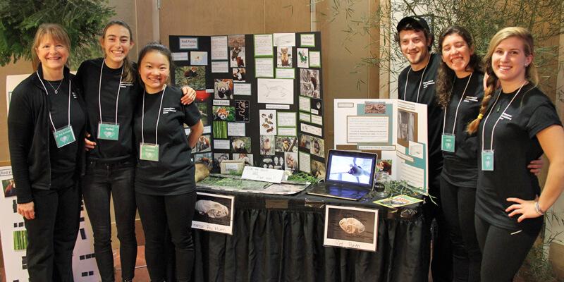 Professor Pat Erickson, Hailey Everett, Meixian Huang, Chad Faulkner-Filosa, Jackie Tauberman, and Julia Balionis