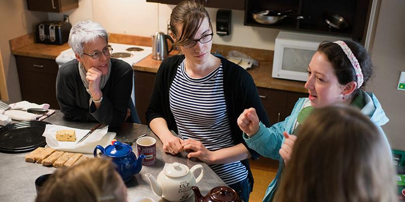 Honors College cookies and tea gathering
