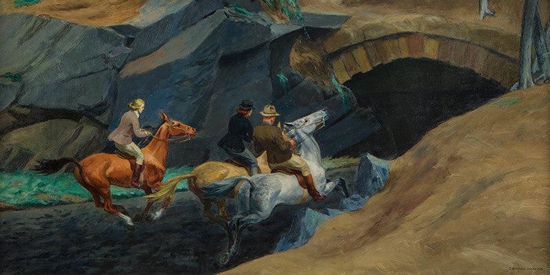 Edward Hopper painting Bridle Path