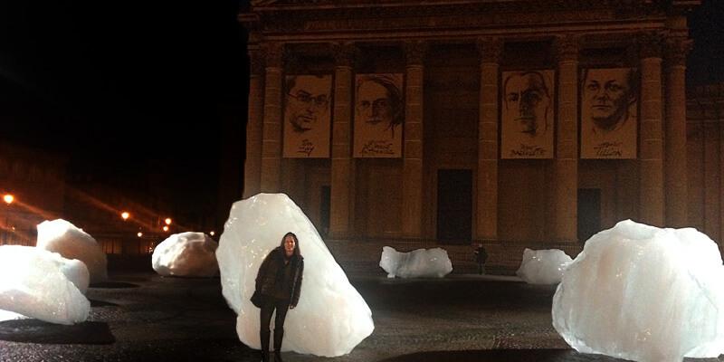 UVM professor Jennie Stephens at the COP21 climate change conference in Paris