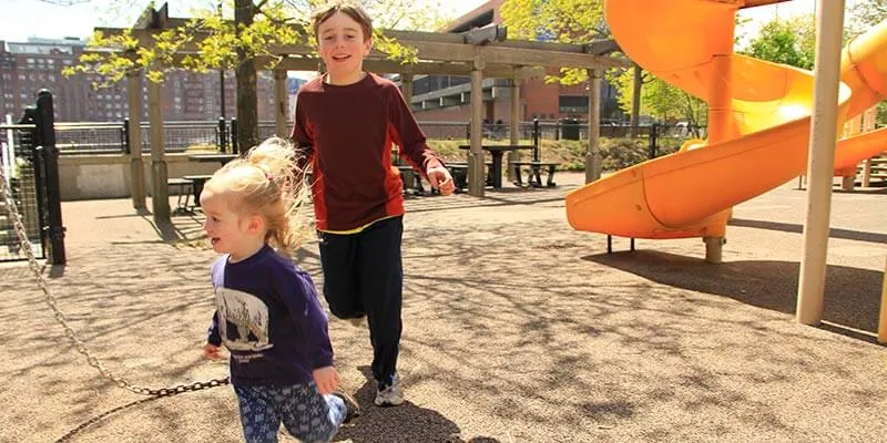 kids exercising