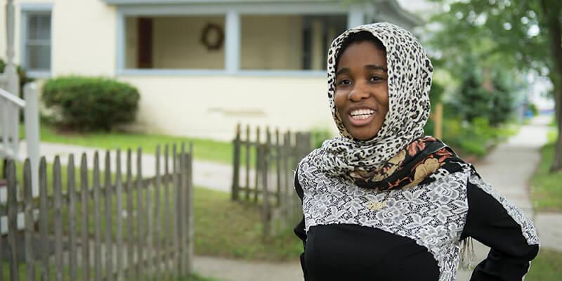 Student Madina Haji
