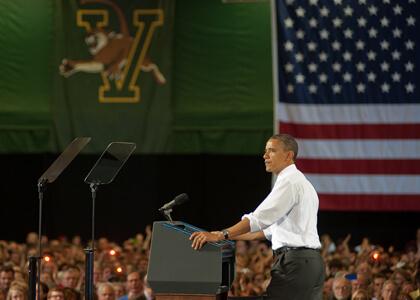 Obama at UVM