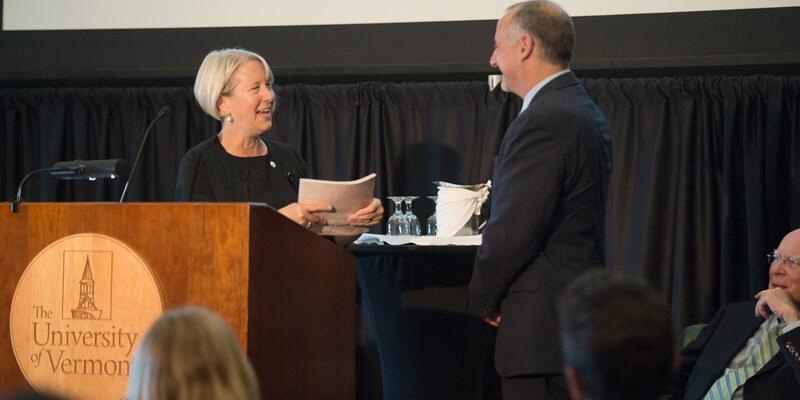 Peace Corps director gives book to Rosowsky