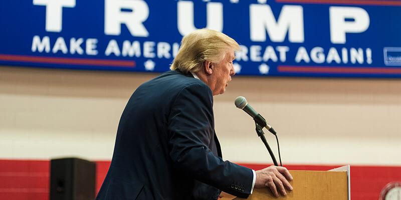 Trump on the campaign trail