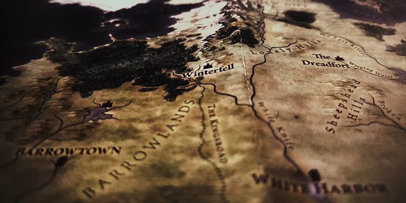 A map of Winterfell