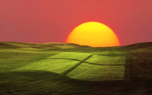 Windows XP Sunset Screen