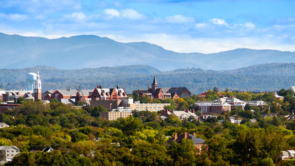 Panoramic photo of campus