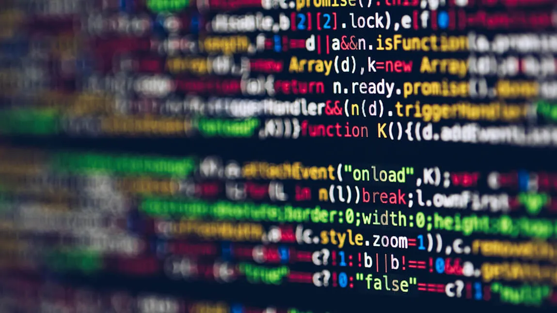 a screen full of computer code