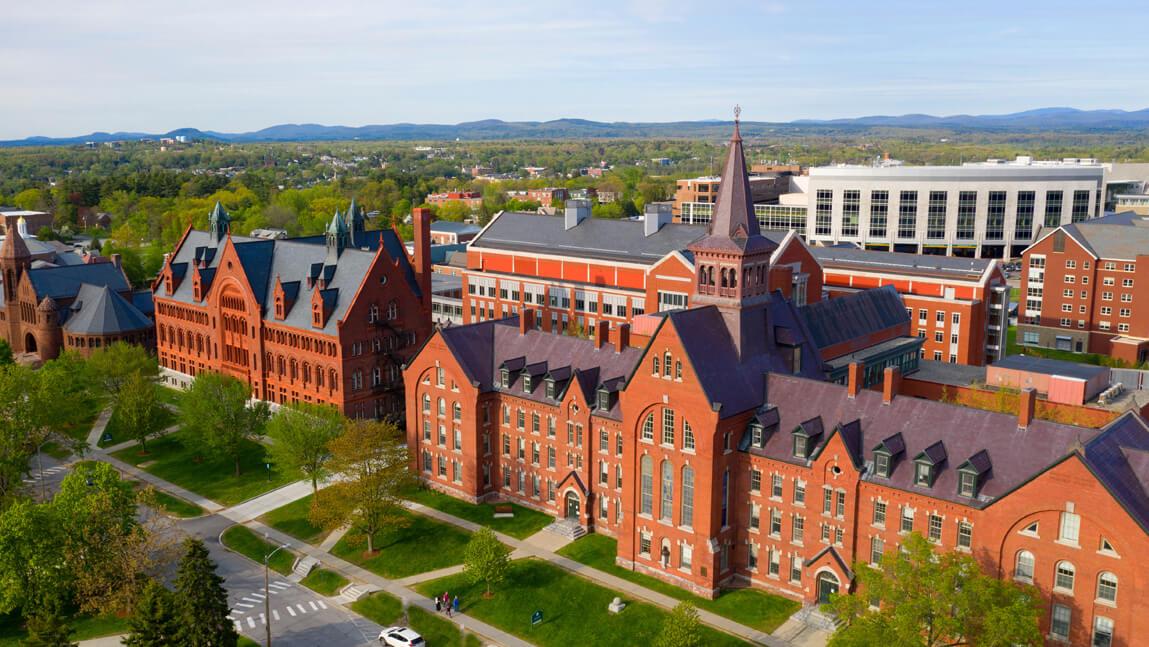 UVM campus wide shot