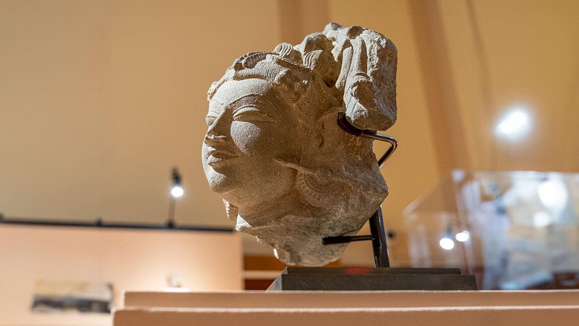 photo of sculpture on a pedistal