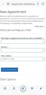 Schedule Appt Advisor 2