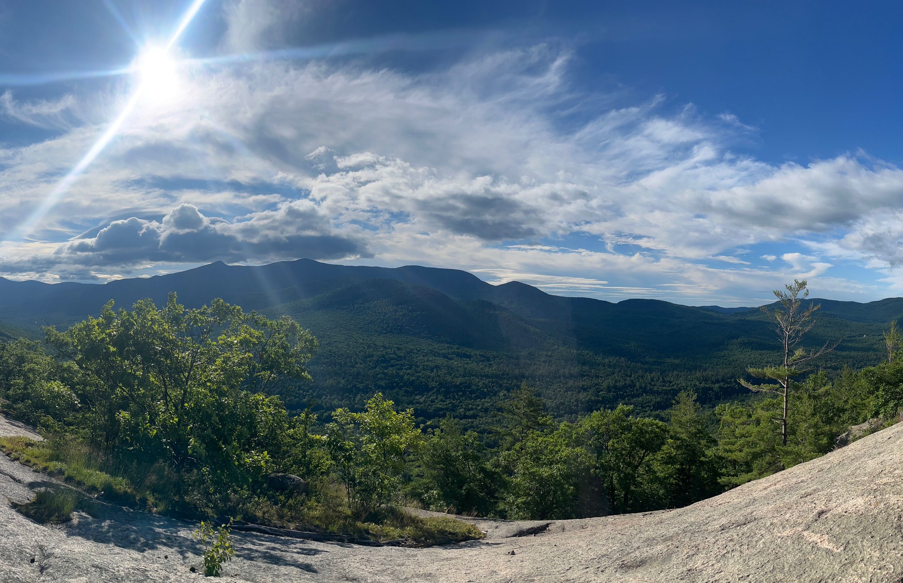 2025 conference image of the white mountains on a sunny day.