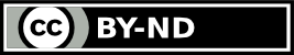 CC BY-ND - Attribution, No derivatives license logo