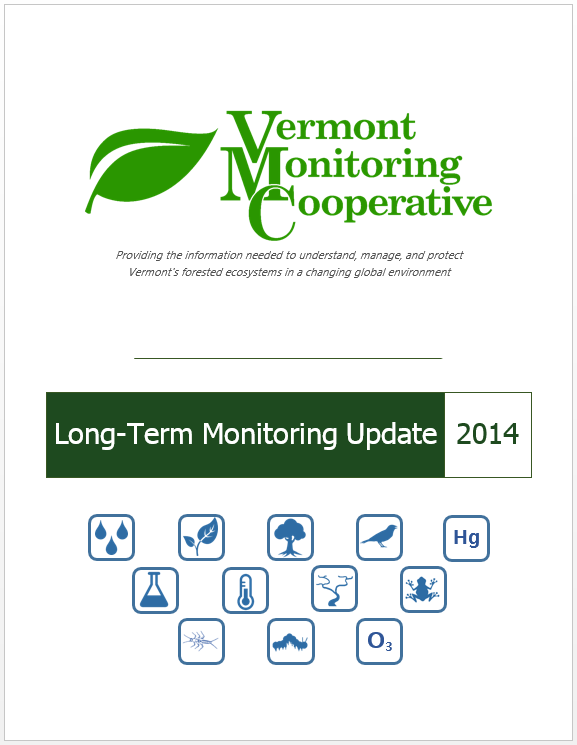 Cover page of the 2014 VMC Annual Monitoring Report