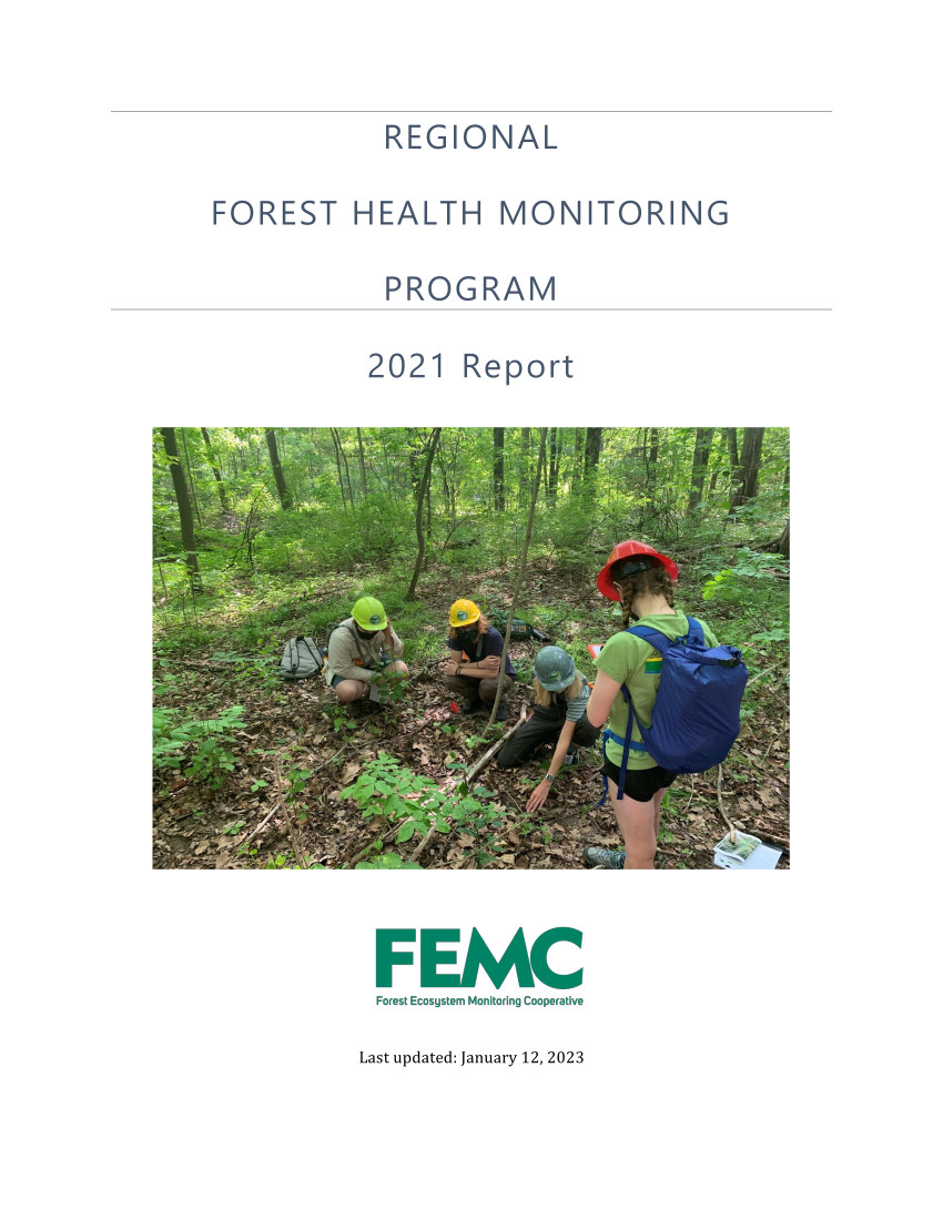 Thumbnail for 2021 Forest Health Monitoring Report released news item