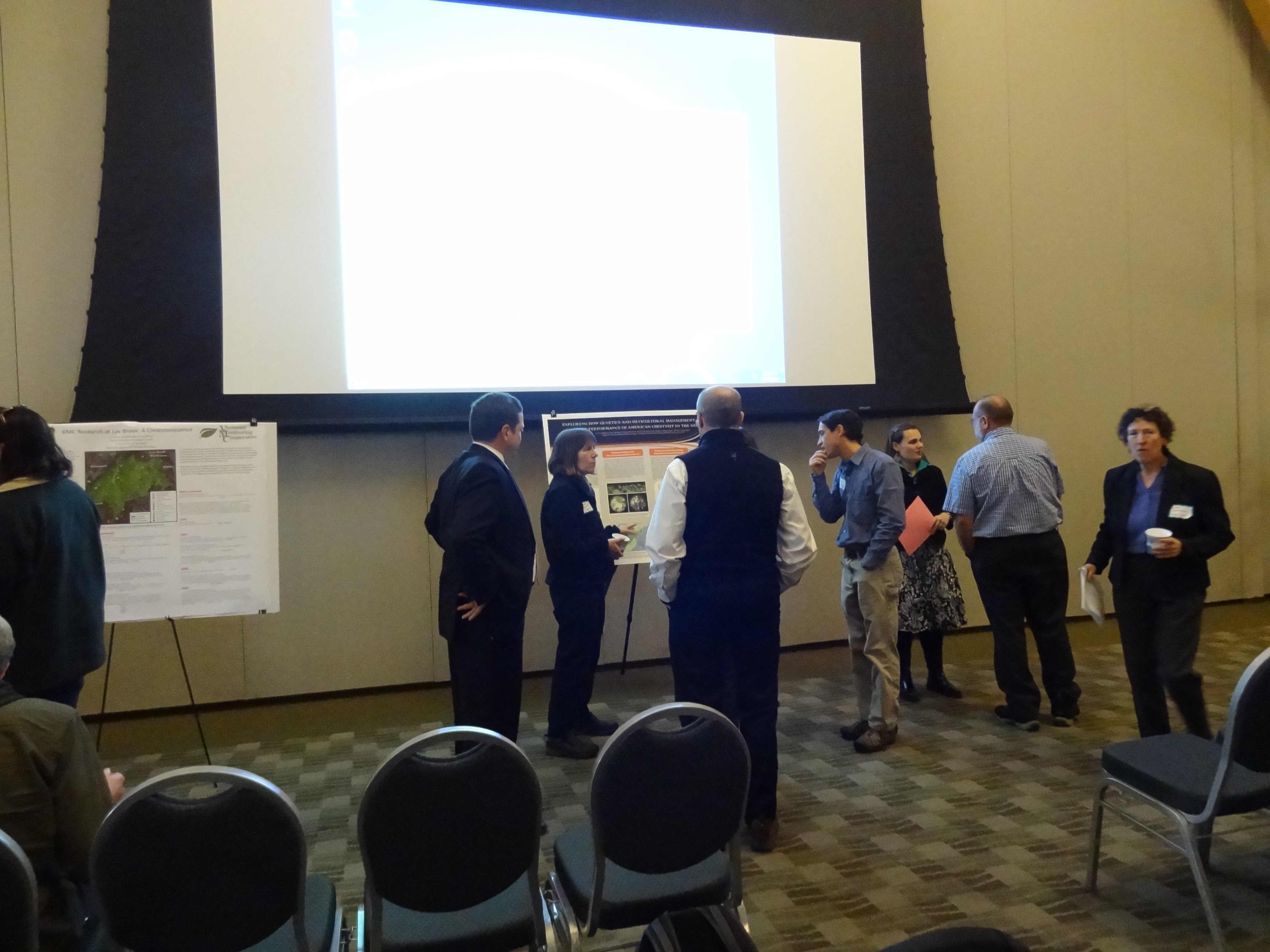 Poster session gathering