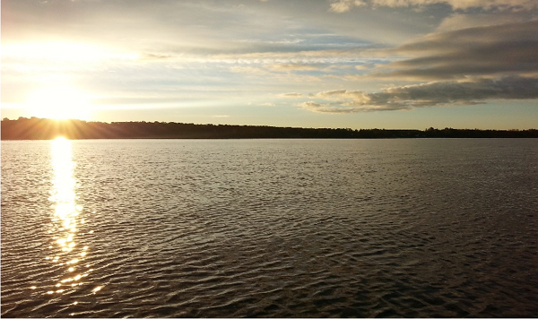 Sunrise on Lake Champlain