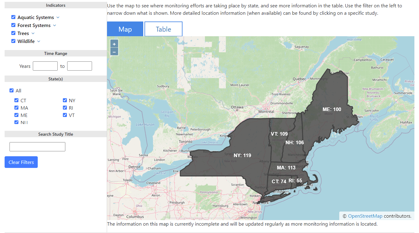 Image of Climate Change: Monitoring Indicators tool