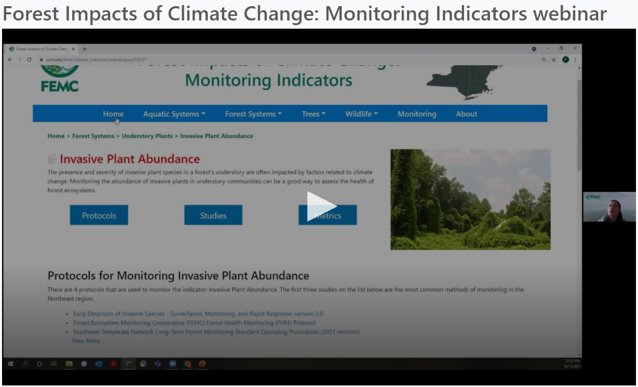 Climate Indicators Webinar