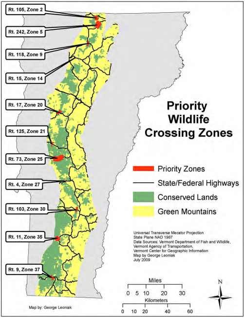 Thumbnail for Critical paths: enhancing road permeability for wildlife in Vermont